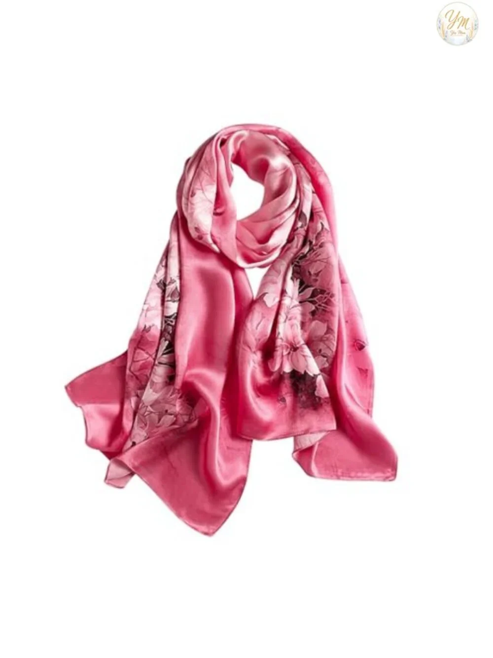 100% Mulberry Silk Long Scarf for Women Large Oblong Shawls Wrap